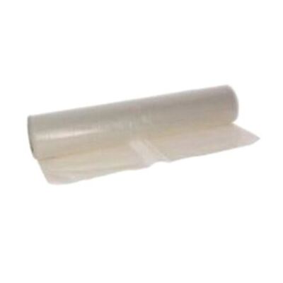 LD zak - 90 x 120 cm - T70 - 195 l - TRANSPARANT - rol 10 stuks