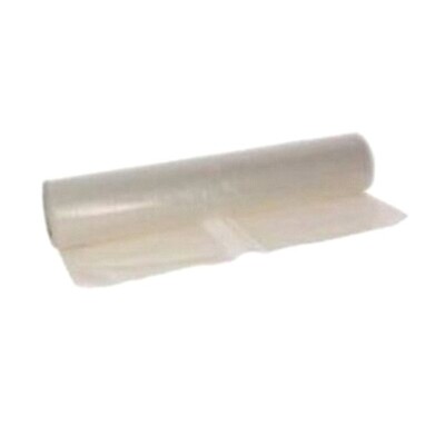 LD zak - 90 x 120 cm - T50 - 195 l - TRANSPARANT - rol 10 stuks