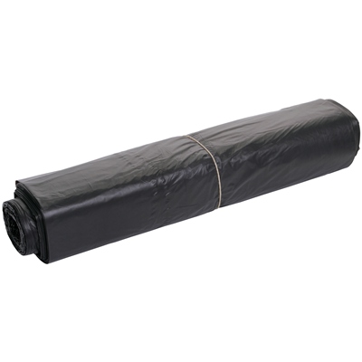 HD zak - 60 x 80 cm - T23 - 60 l - GRIJS - rol 20 stuks