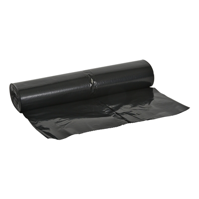 LD zak - 70 x 110 cm - T45 - 115 l - ZWART - rol 25 stuks