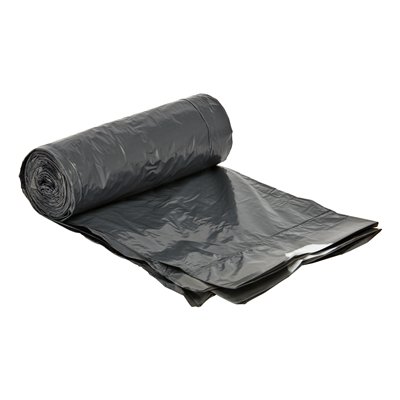 HD zak met trekbandsluiting - 50 x 55 cm - T25 - 25 l - GRIJS - rol 25 stuks