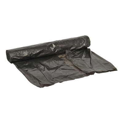 HD zak - 50 x 55 cm - T10 - 25 l - ZWART - rol 50 stuks
