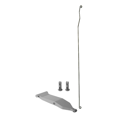 150-liter Bag Holder Pedal Set for SystemCar - Compact/Long Chassis - 125 mm Rubber Wheels