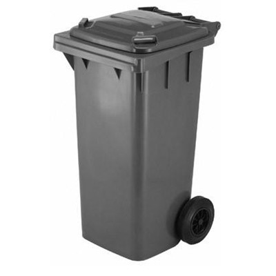 Mini container met 2 wielen - 240 l - GRIJS