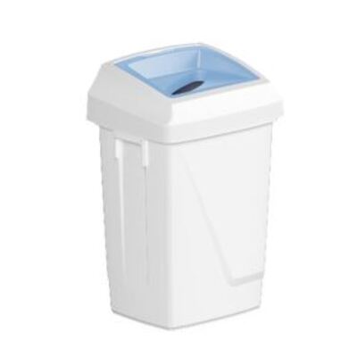 Bomabin Select Fit - 50 l - WHITE - lid paper BLUE