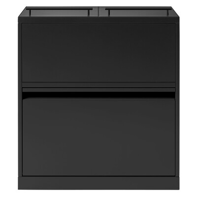 Bomabin Select Bica - 80 l - ZWART - deksel