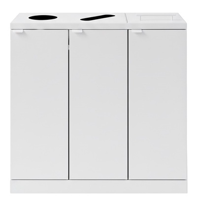 Bomabin Select Bica - 3 x 65 l - WIT - rond/gleuf/deksel