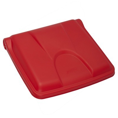Deksel voor Bomabin Select Pedal 70 l - ROOD