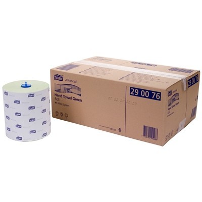 Tork Advanced Hand Towel Green Roll - 2 plis - 150 m x 21 cm - 6 pièces - 290076