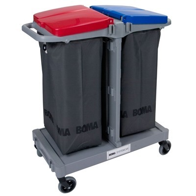 SystemCar 1010 R - afvalwagen - met rubberen fluisterwielen