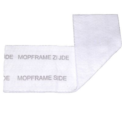 Single-use microvezelmop - 45 x 13,5 cm - WIT - 4 x 50 stuks