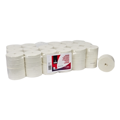 Klassiek toiletpapier zonder koker (hulsloos) - zuiver tissue - 2 laags - 95 m / 904 vel - WIT - 36 rollen