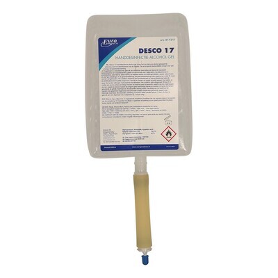 Absynth desinfecterende handgel - 800 ml (voor bag-in-box dispenser) - Tijdelijk met Desco17 label (BE: BE-REG-00756, NL: 15074 N ; LUX:35/26/L)