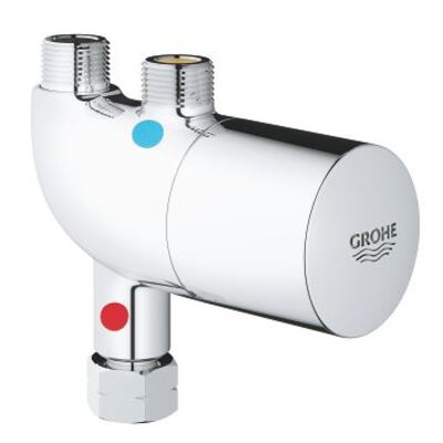 Onderbouwthermostaat voor sensorkraan - Chroom