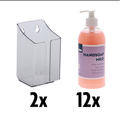 Promo Handzeep + houder