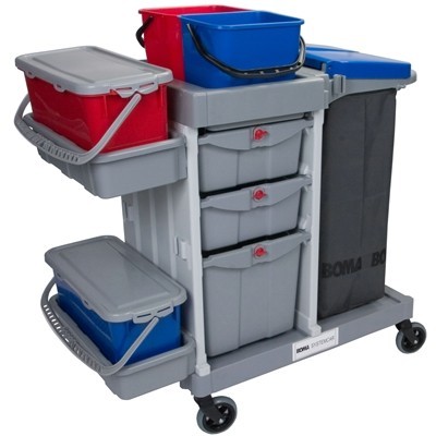 SystemCar 1052 RL Top-Down - met rubber wielen en afsluitbare lades