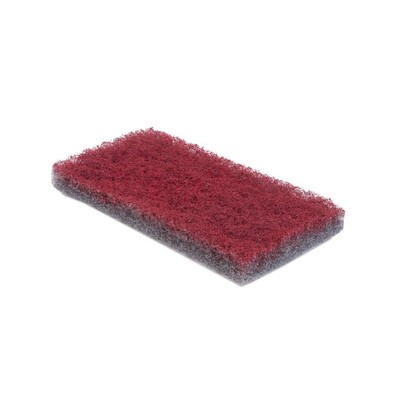 Twister pad - 25 x 13 x 2 cm - ROOD - pak 2 stuks