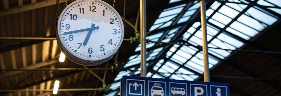 Keep number signs and information displays legible