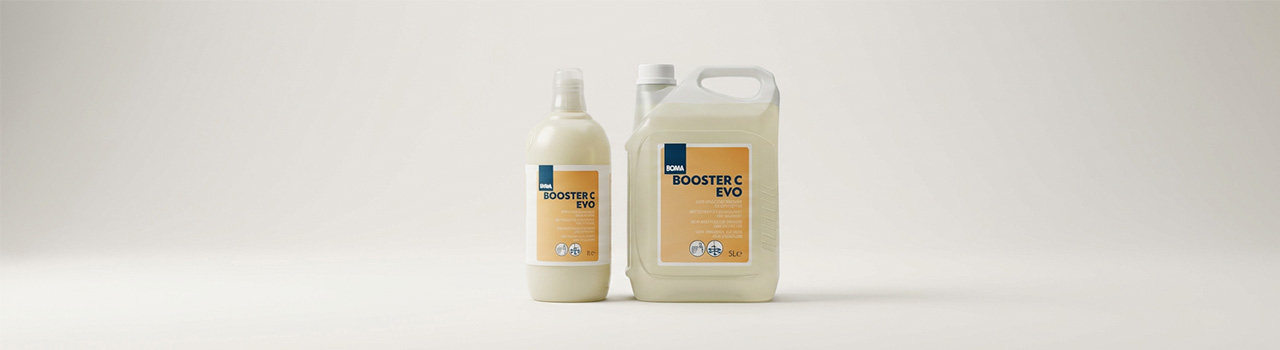 De 1L en %L Booster EVO verpakkingen