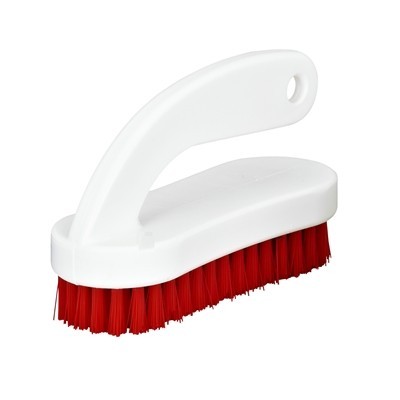 114181W: Hygiënische nagelborstel met handgreep - ROOD