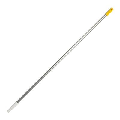 176234Y: Alusteel met schroefdraad - 150 cm - GEEL