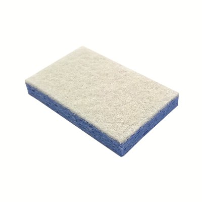 344391: Schuurspons cellulose - 14 x 9 cm - BLAUW/WIT