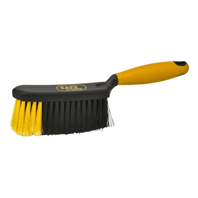 611384Y: Handveger industrie zacht - 28 cm - ZWART/GEEL