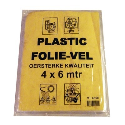 270105: LDPE afdekfolie - 20 m - vel 4 x 6 m