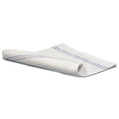 330368: Vaatdoek gewafeld - 35 x 35 cm - WIT