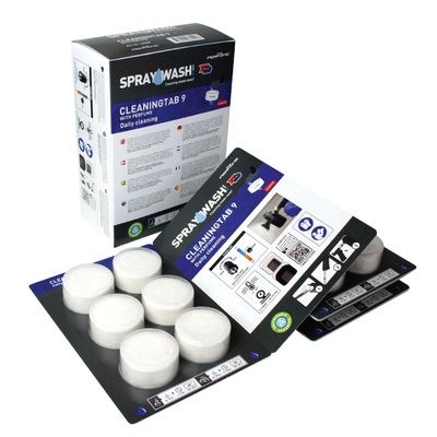 370222: SprayWash CleaningTab 9 - geparfumeerd - 18 stuks