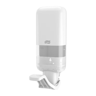 770000: Tork Dispenser zeep- en desinfectiedispenser - armbediening - WIT - 564100