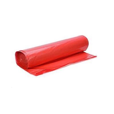 620045: LD zak - 45 x 50 cm - T30 - 20 l - ROOD - rol 20 stuks