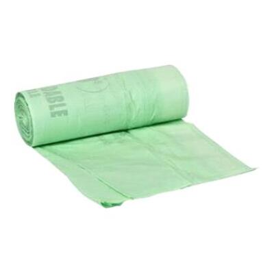 755427: Biozak - 82 x 85 cm - 30µ - 100 l - rol 20 stuks