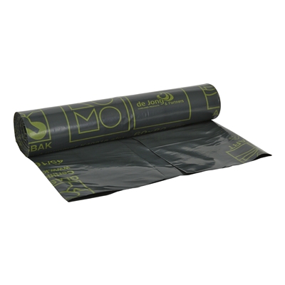 620370: LD zak Komo - 60 x 80 cm - T55 - 60 l - ZWART - rol 20 stuks
