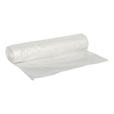 750315: HD zak - 70 x 110 cm - T25 - 115 l - WIT TRANSPARANT - rol 25 stuks