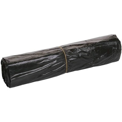 757016: HD zak - 63 x 70 cm - T15 - 50 l - ZWART - rol 50 stuks