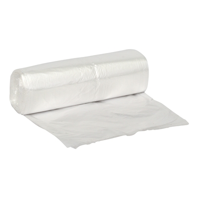 650372: HD zak - 60 x 60 cm - T10 - 35 l - TRANSPARANT - rol 50 stuks