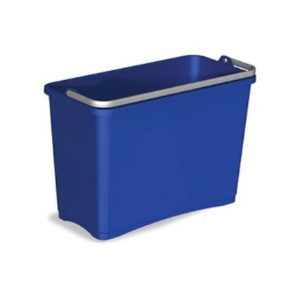 732304: Rechthoekige emmer met handvat - 8 l - BLAUW