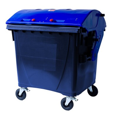 751265: Container met 4 wielen - 1100 l - BLAUW