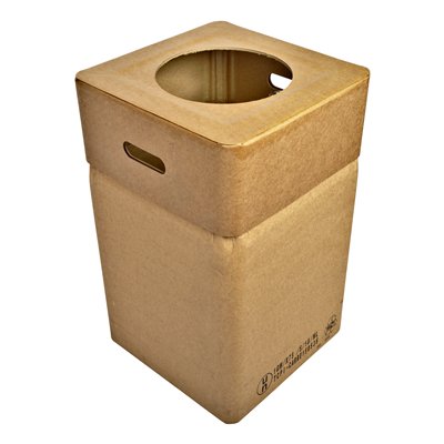 625395: Bomabin Select Cardboard - 82 l  - deksel grote ronde inworpopening