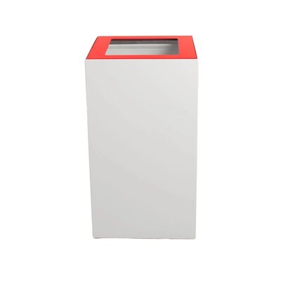 750289: Bomabin Select Modus - 90 l - WIT - deksel ROOD