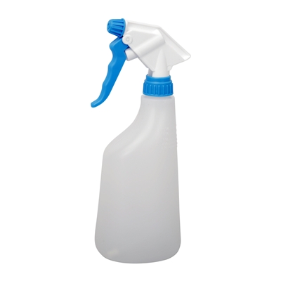 750017: Blanco verstuiver - 650 ml - met BLAUWE spraykop