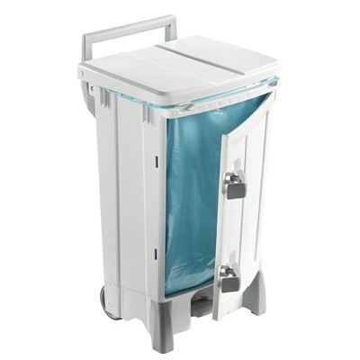 625703: Bomabin Select Pedal Classic Ergo - 90 l - WIT - deksel WIT