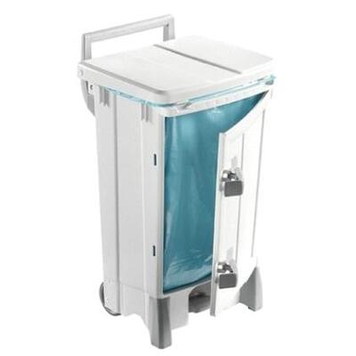 625703: Bomabin Select Pedal Classic Ergo - 90 l - WIT - zonder deksel