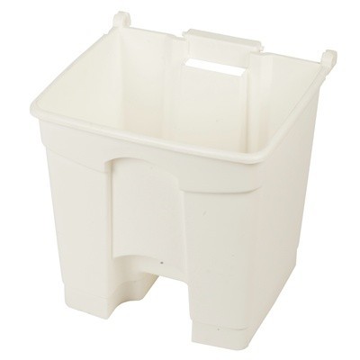 620380: Bomabin Select Pedal Classic - 30 l - WIT - zonder deksel