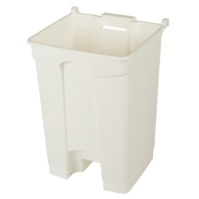 620380: Bomabin Select Pedal Classic - 45 l - WIT - zonder deksel