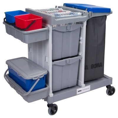 700301: SystemCar 1350 DR - met rubberen fluisterwielen en lades