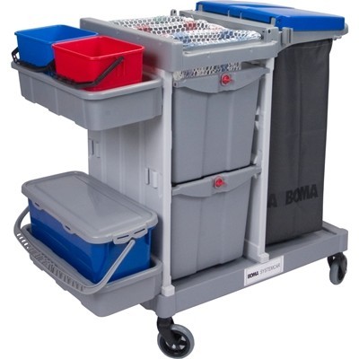 700301: SystemCar 1350 DRL - met rubberen fluisterwielen en lades met slot/sleutel