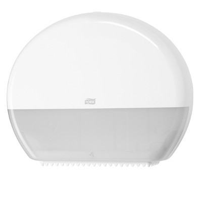 770000: Tork Jumbo toiletpapier dispenser - WIT - 554000