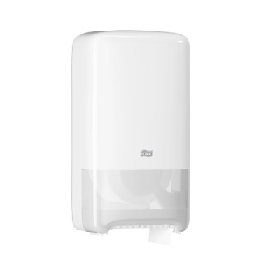770000: Tork Twin Mid-size Toiletpapier dispenser - WIT - 557500